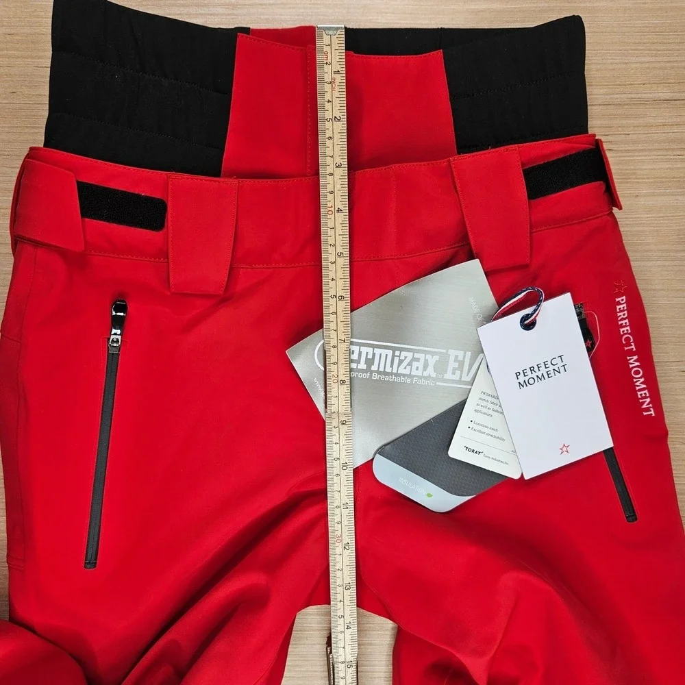 Perfect Moment Chamonix Pant Kids Y10 Red Ski Snowboard RECCO Waterproof NEW